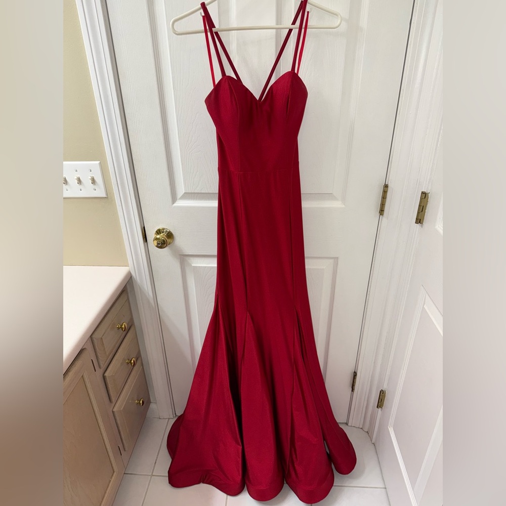 Red Formal Gown (worn once)